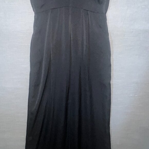 BCBGeneration Black Pleated Maxi Dress Size 4 Formal Gown w/ Pockets, Evening - Picture 10 of 15